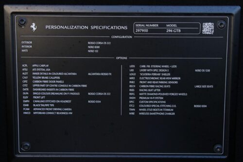 2023 FERRARI 296 GTB - Image 6