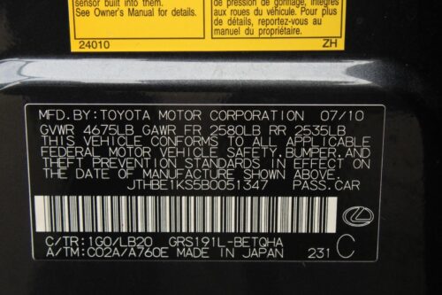 2011 LEXUS GS - Image 33