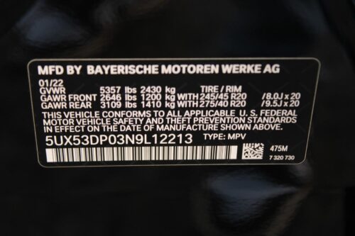 2022 BMW X3 - Image 37