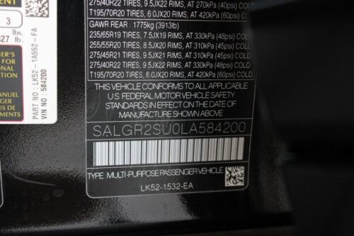 2020 LAND ROVER Range Rover - Image 42
